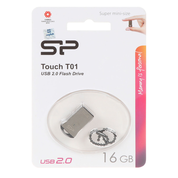 فلش مموری سیلیکون پاور مدل Touch T01 ظرفیت 16 گیگابایت