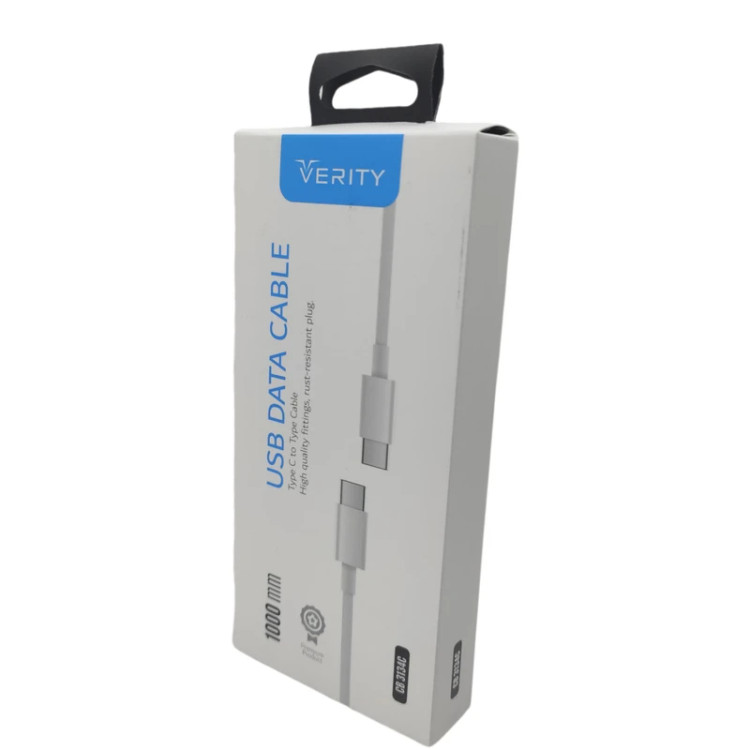 کابل تبدیل usb-C به usb-C وریتی مدل 3134 طول 1 متر