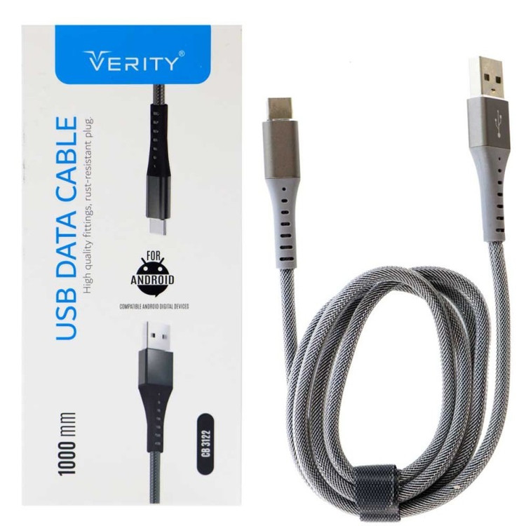 کابل تبدیل USB به USB-C وریتی مدل CB 3122 طول 1 متر