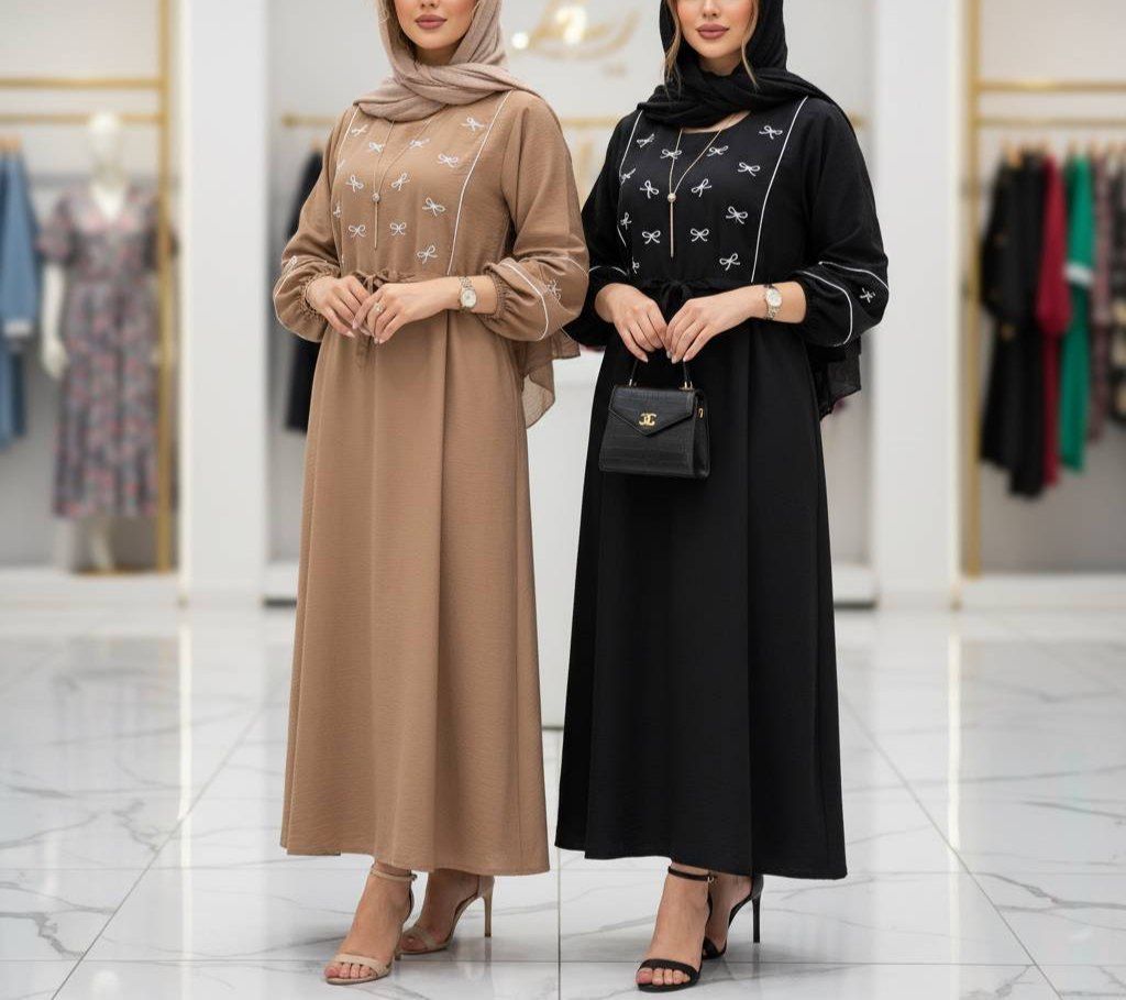 پیراهن بلند پاپیونی