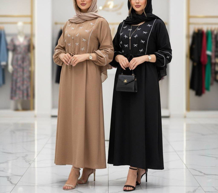 پیراهن بلند پاپیونی