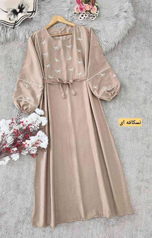 پیراهن بلند پاپیونی