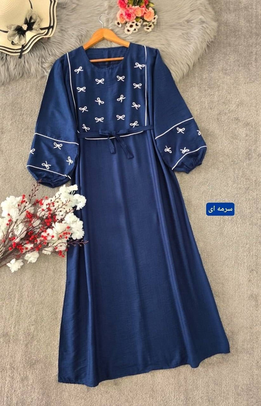 پیراهن بلند پاپیونی