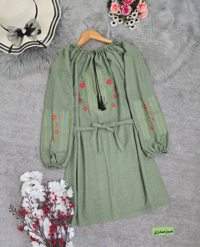 مانتو گلدوزی