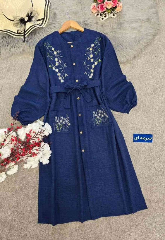مانتو گلدوزی