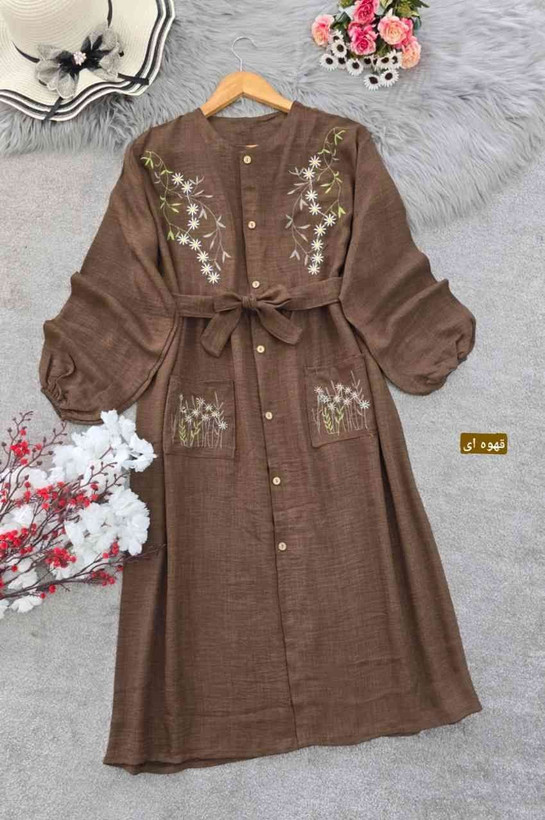 مانتو گلدوزی
