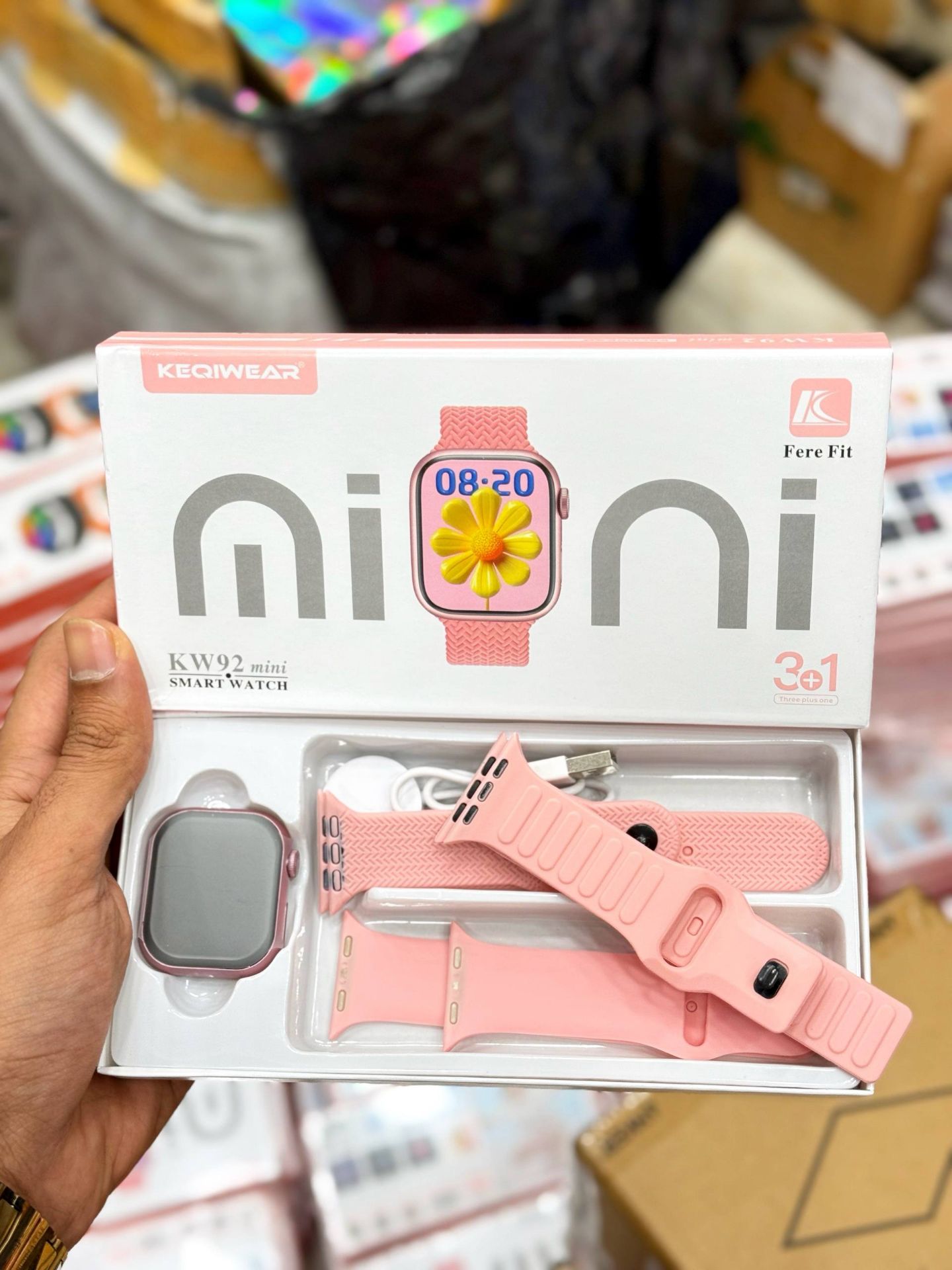 ساعت هوشمند kw92mini دخترانه سایز مینی