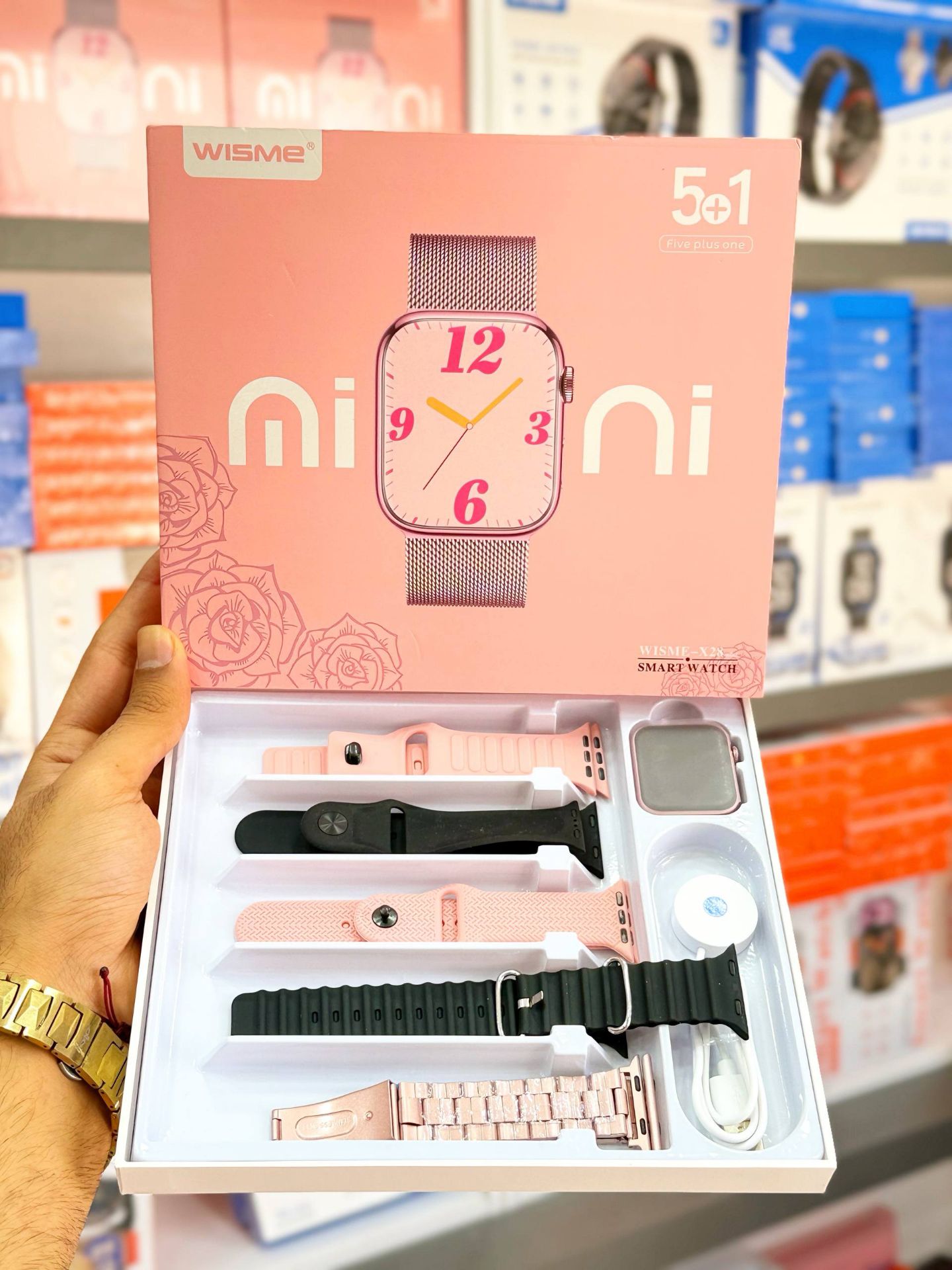 ساعت هوشمند مدل WISME-X28 mini دخترانه