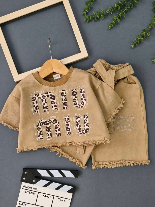 نیم تنه کراپی و شورتک میو میو