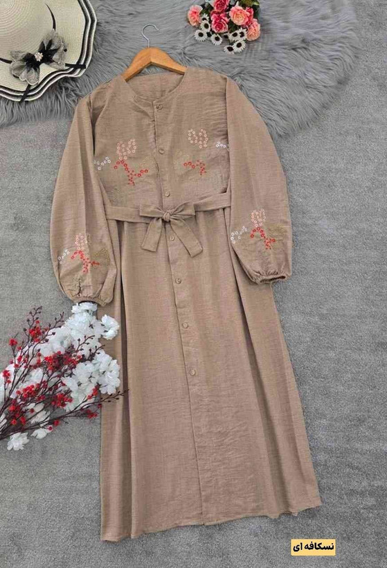 مانتو گلدوزی شده