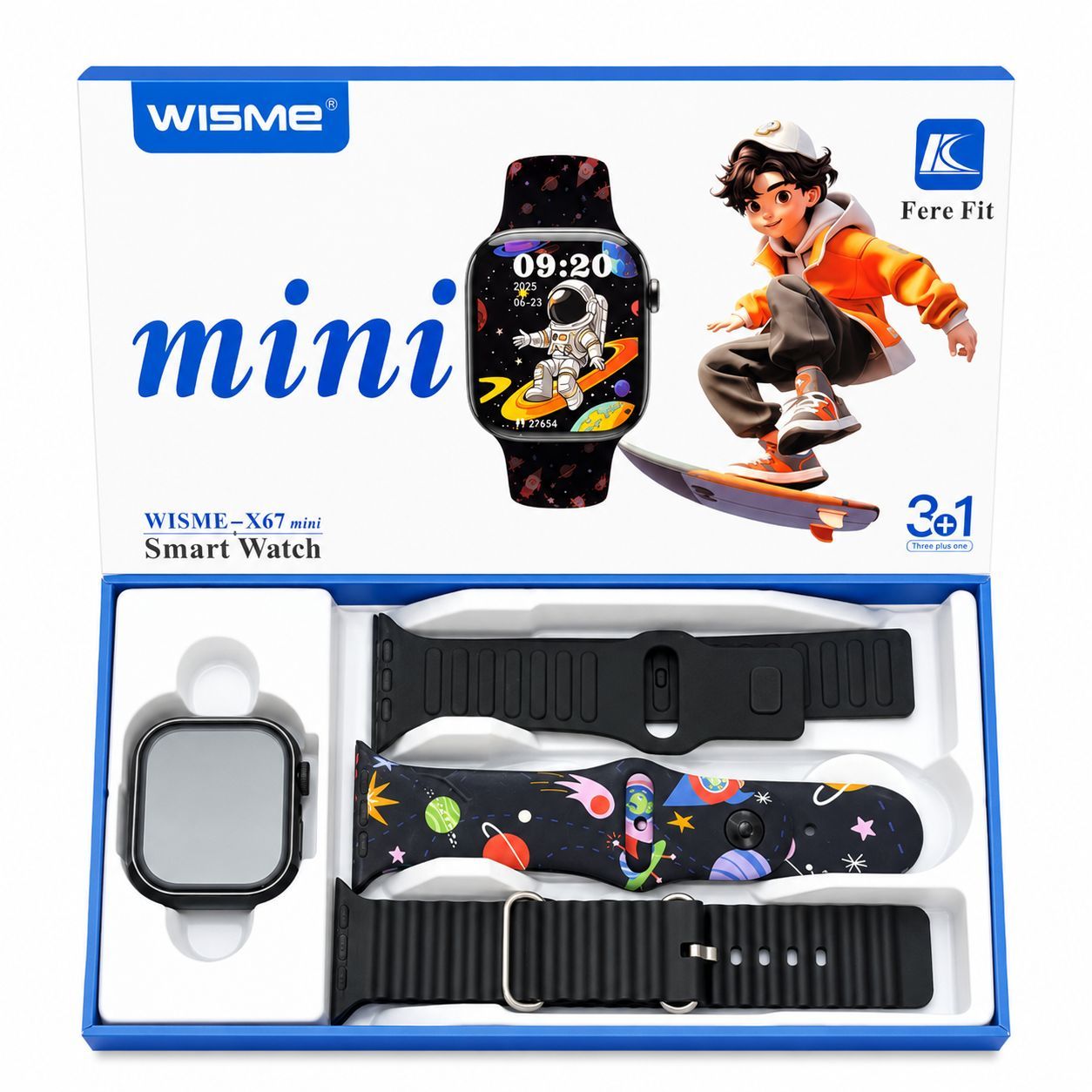 ساعت هوشمند Wisme-X67 miniطرح پسرانه