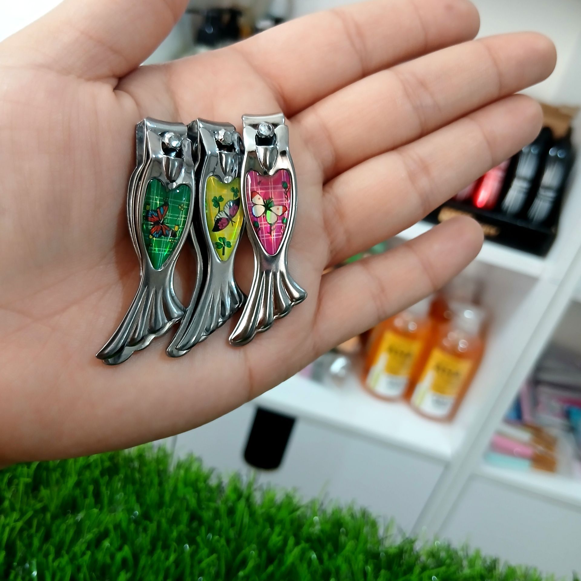 ناخن گیر استیل فانتزی طرح ماهی