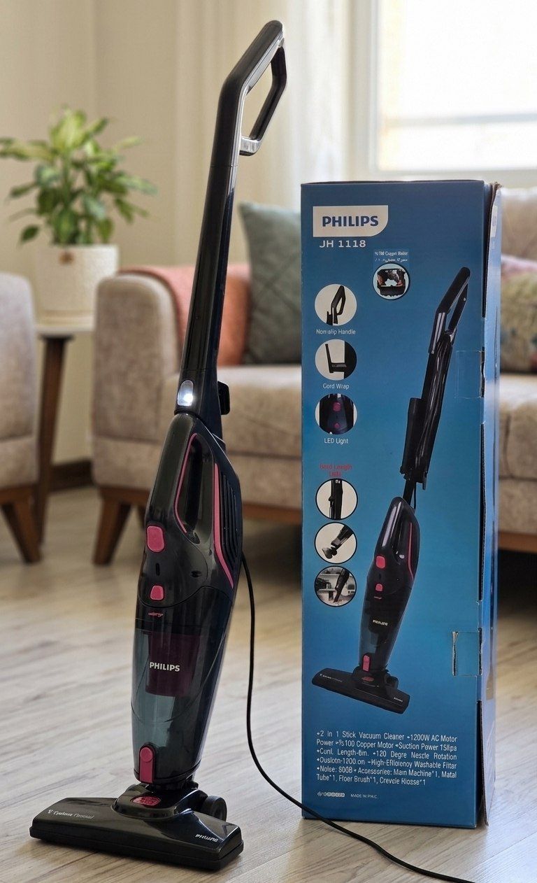 جارو برقی عصایی ۲کاره PHILIPS