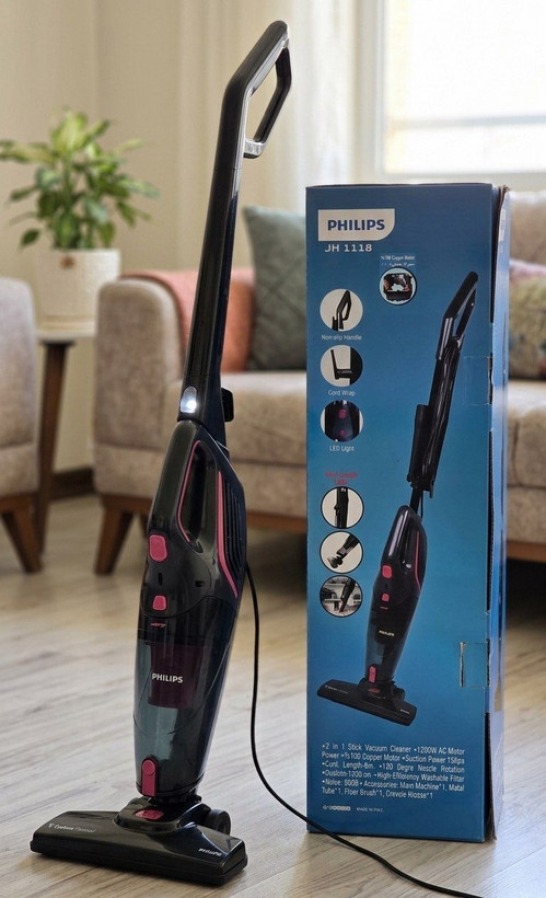جارو برقی عصایی ۲کاره PHILIPS