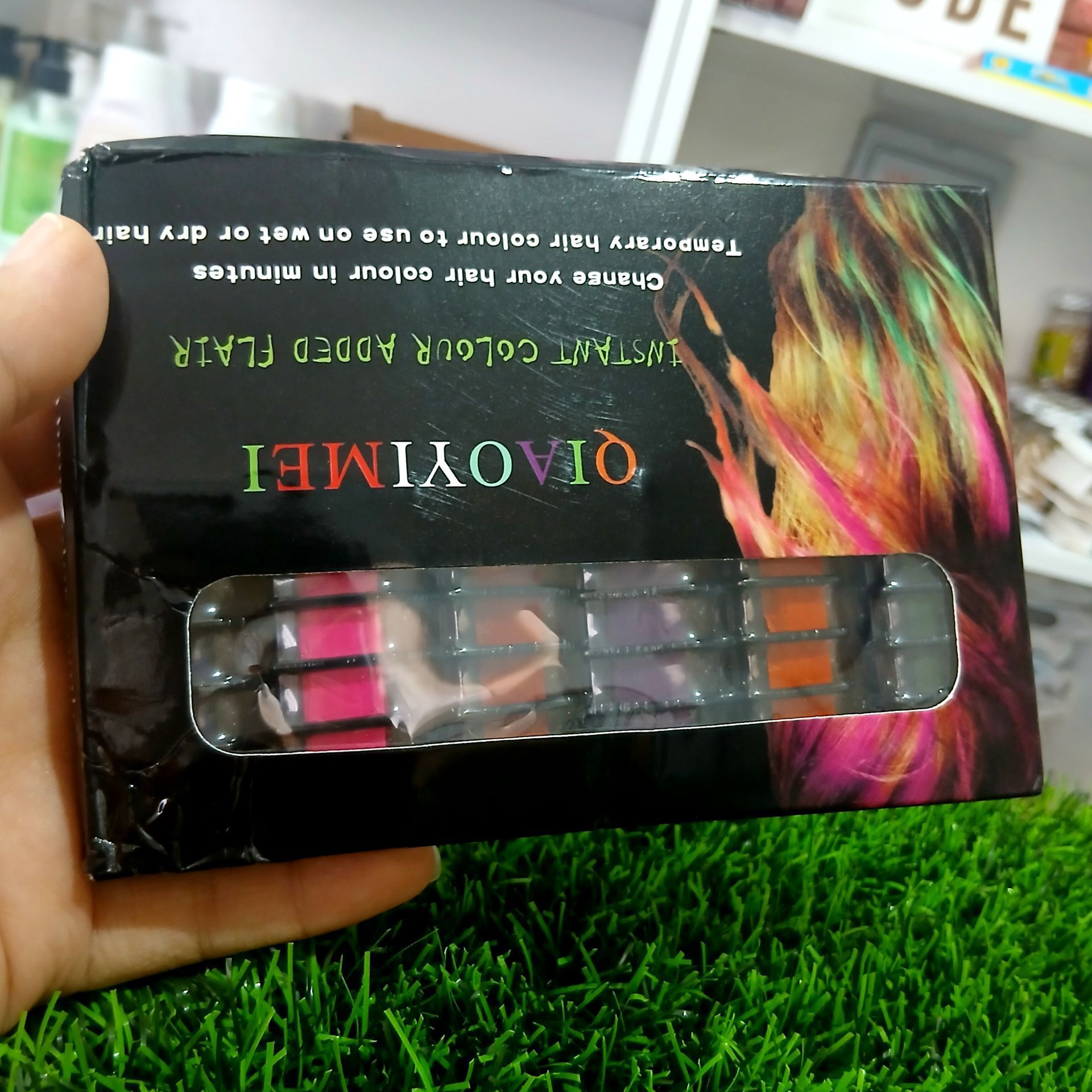 گچ مو رنگی شانه‌ای